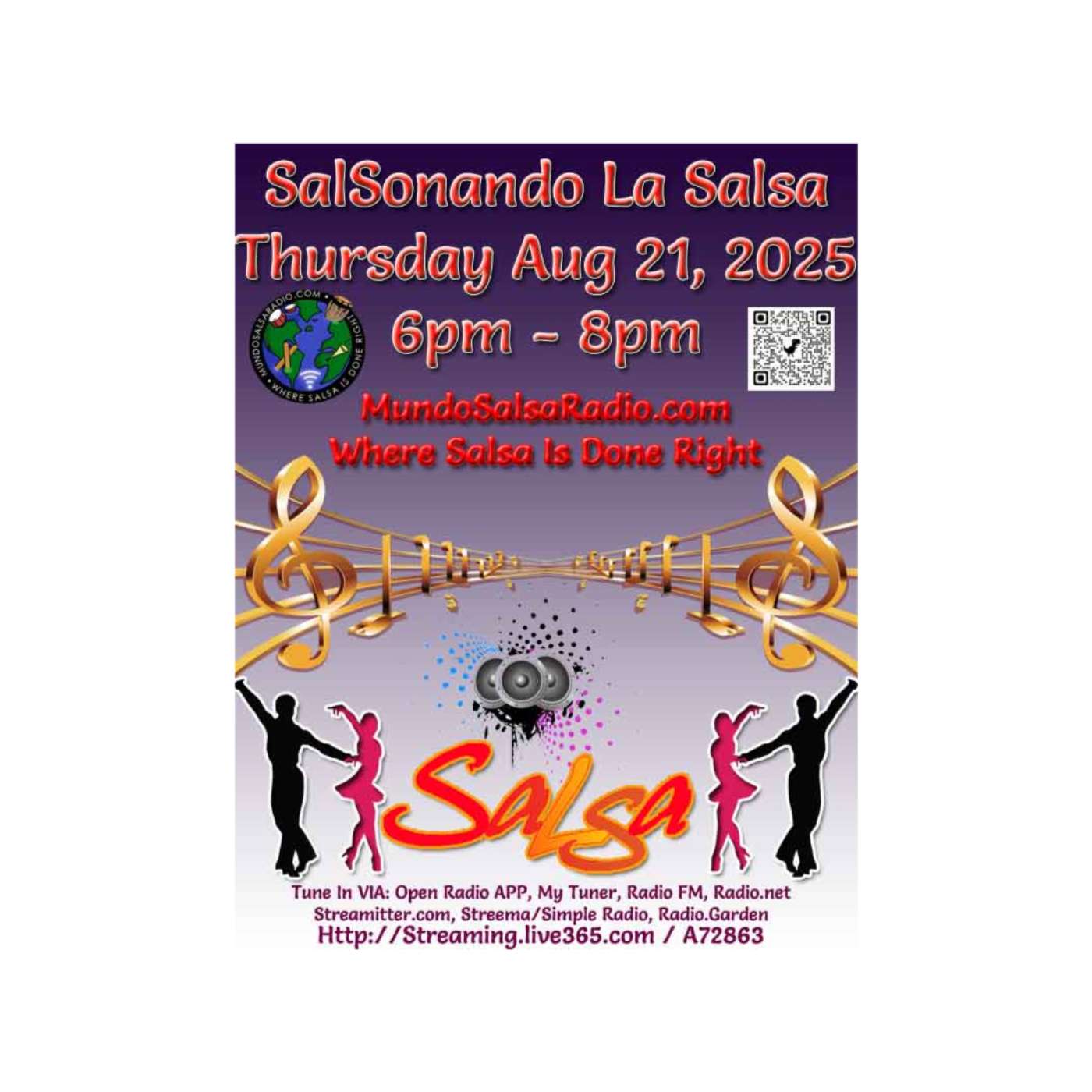 SalSonando La Salsa DJ Eddie August 21 2025 Show #105