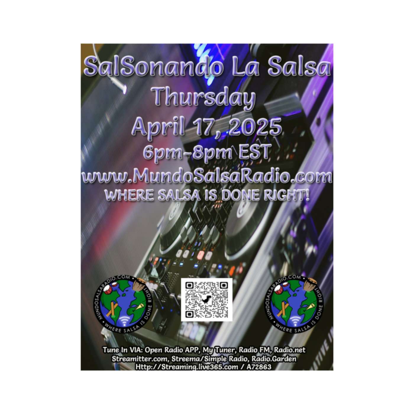 SalSonando La Salsa DJ Eddie April 17 2025 Show #96 episode artwork