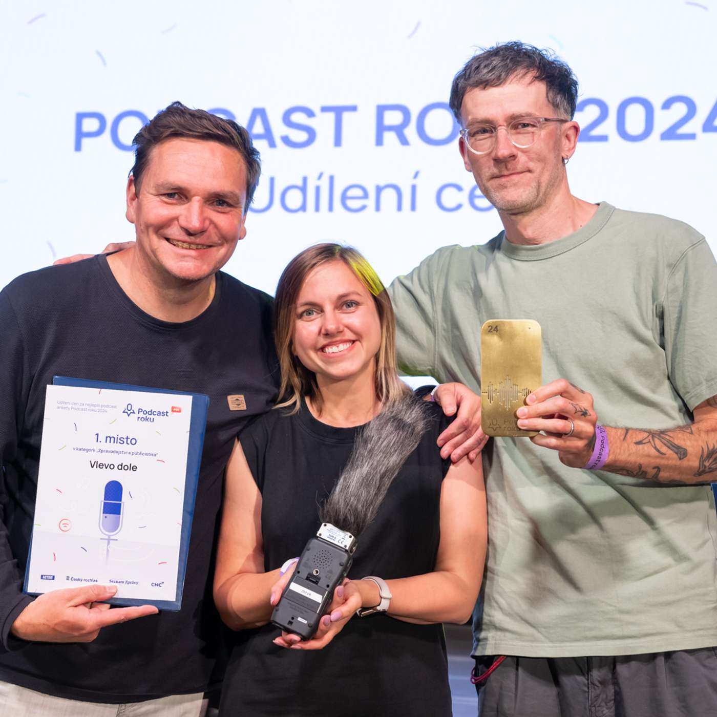 Vlevo dole znovu Podcastem roku!