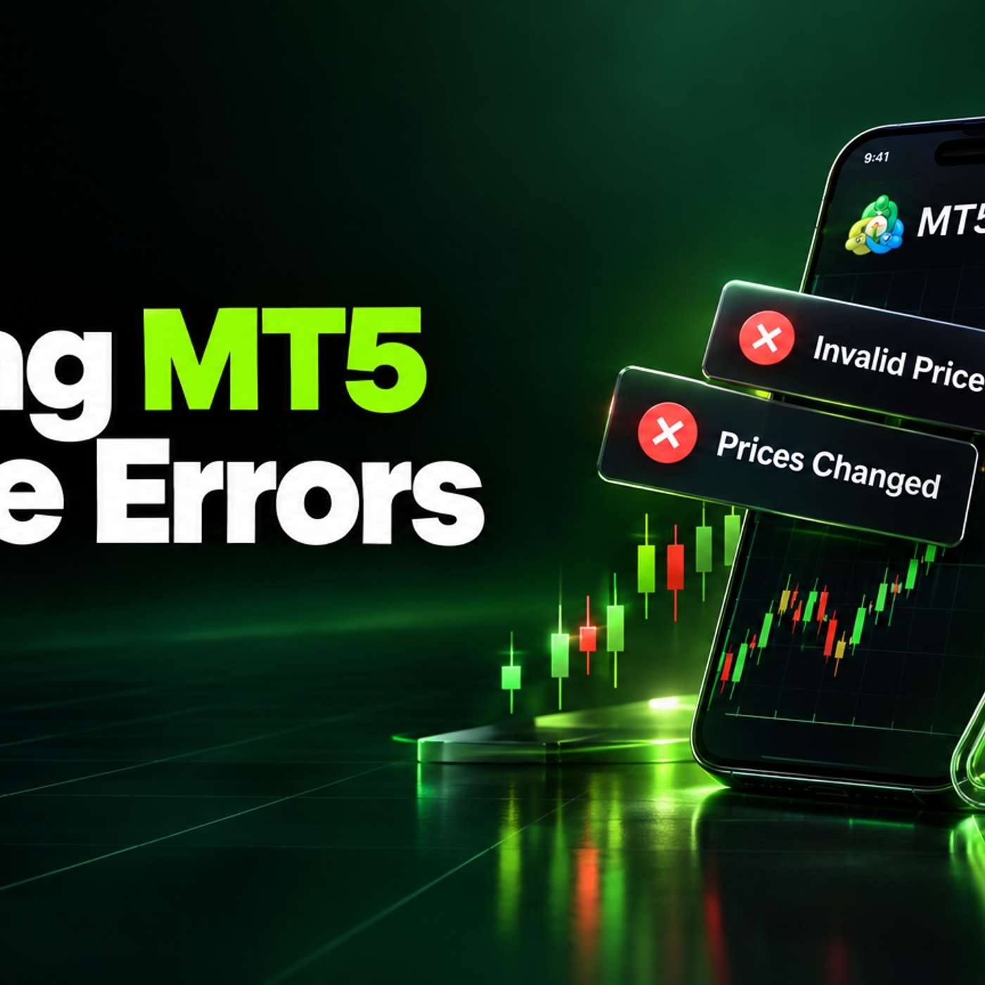 MT5 'Invalid Price' and 'Prices Changed': Causes and Fixes