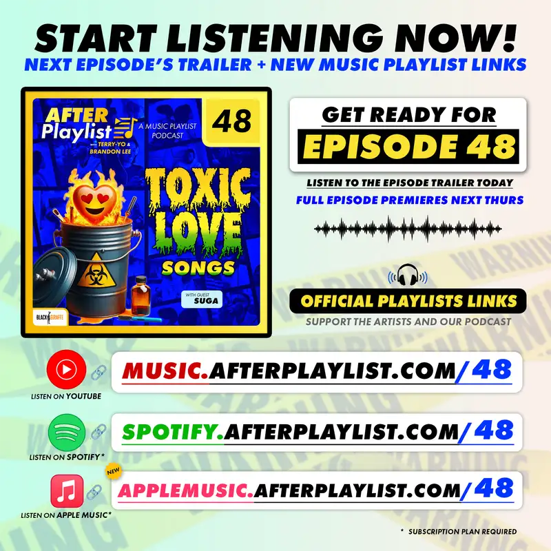 Toxic Love Songs (Episode Trailer + Music Links)