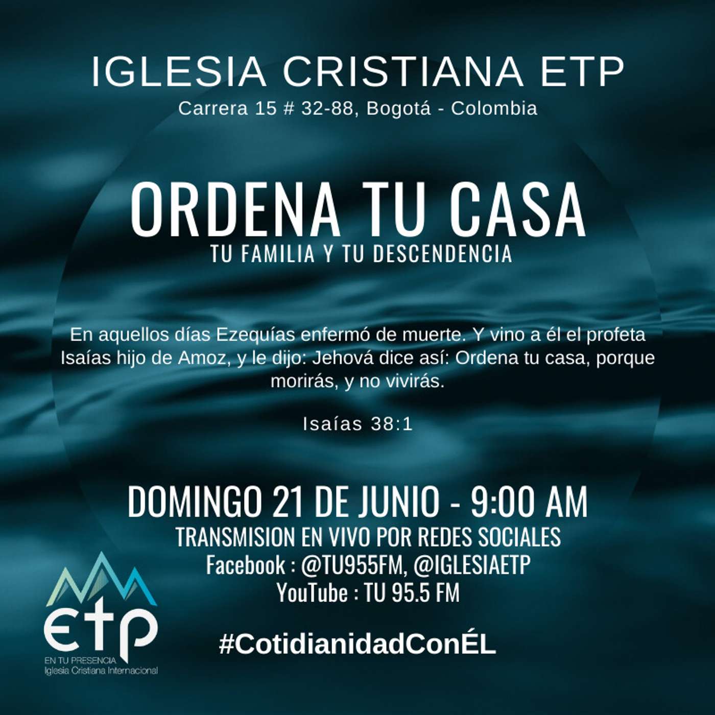 Charlas Iglesia ETP | Pastores Luis Salas y Jeannette Noguera, Iglesia ETP