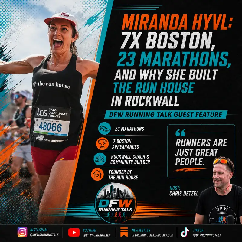 Miranda Hyvl: 7x Boston, 23 Marathons, and Why She Built The Run House in Rockwall