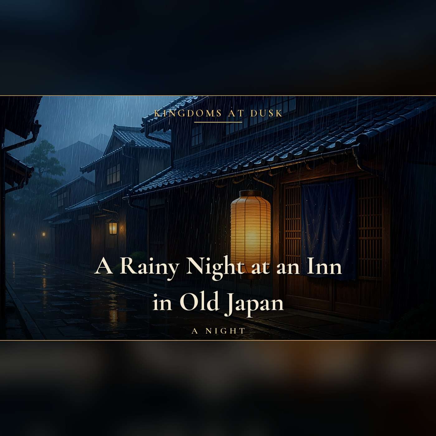 You find shelter at a lantern lit inn in old Japan as warm rain falls all night | 3 Hour Sleep Story, No Mid Roll Ads episode artwork
