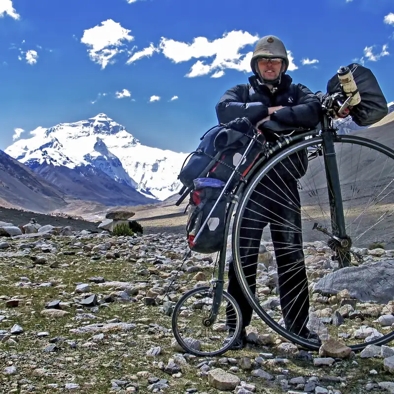 3. Joff Summerfield - Cyclist, engineer and round-the-world traveller