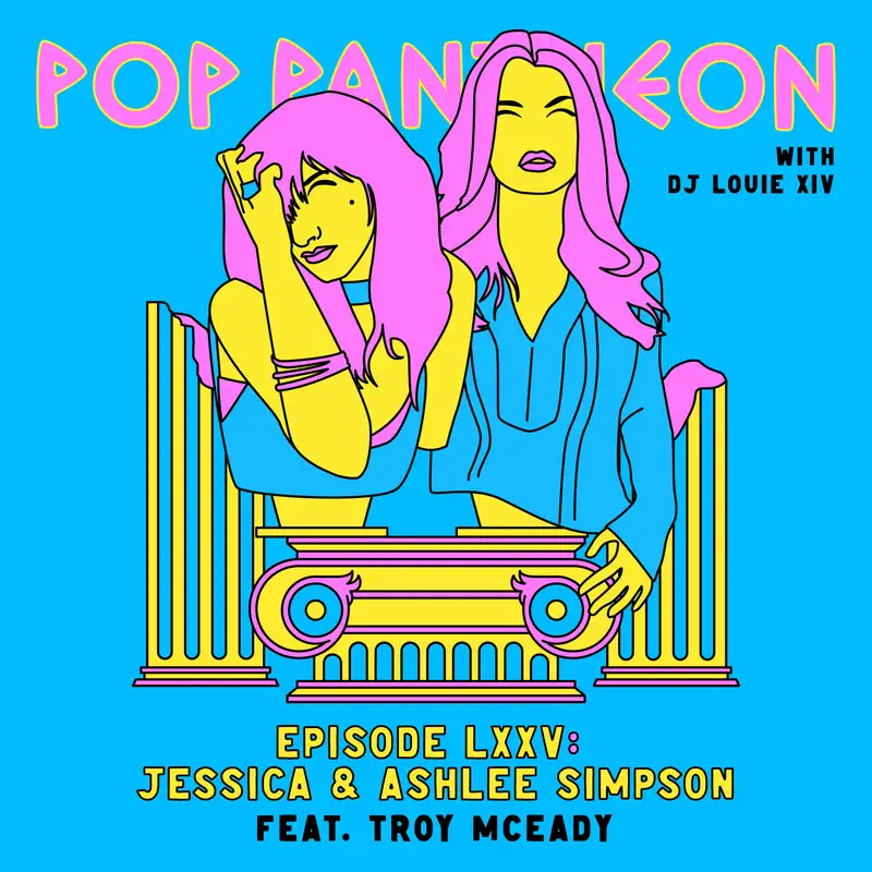 JESSICA & ASHLEE SIMPSON (with Beyond the Blinds' Troy McEady)