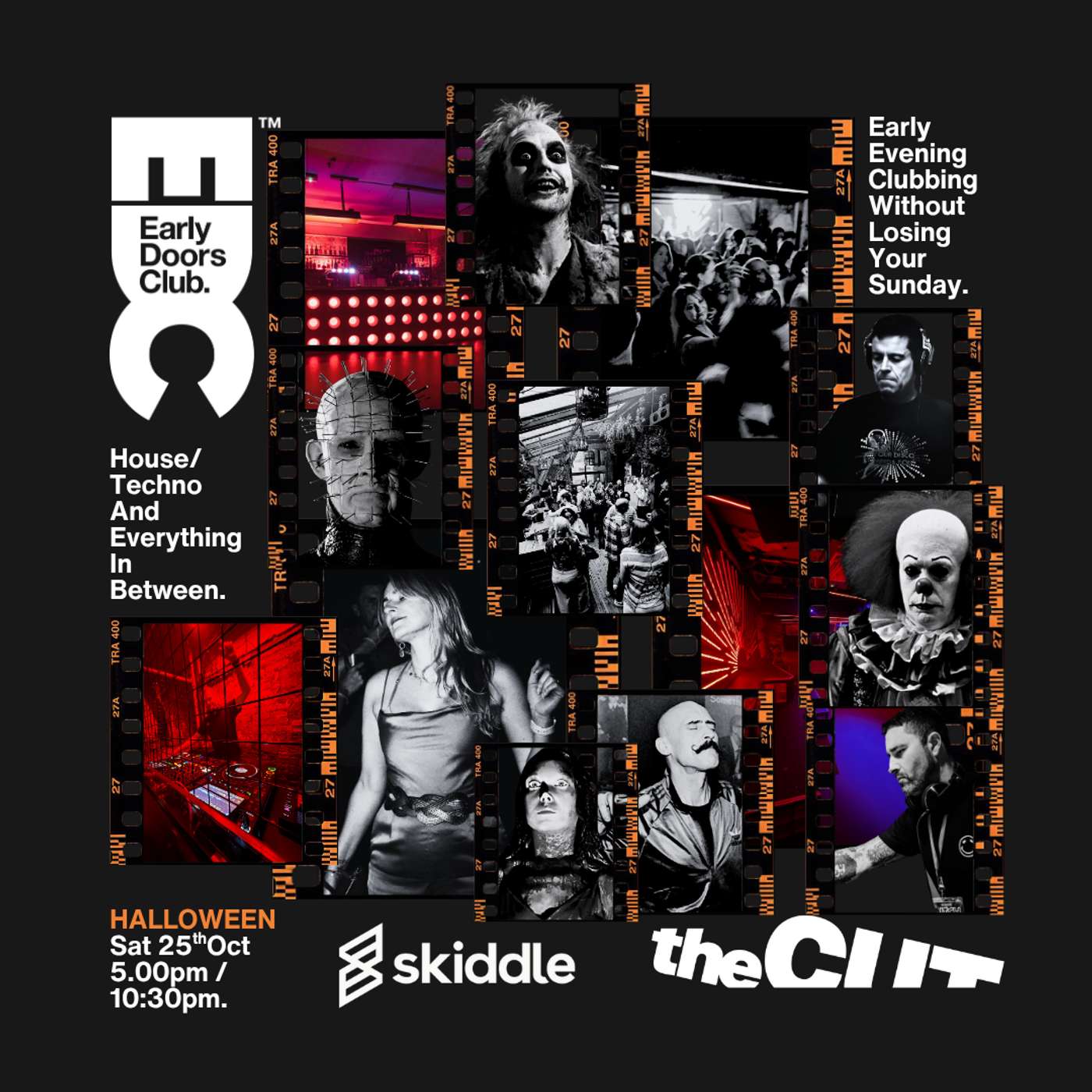 Early Doors Club - Halloween Oct 25 (Main Room)