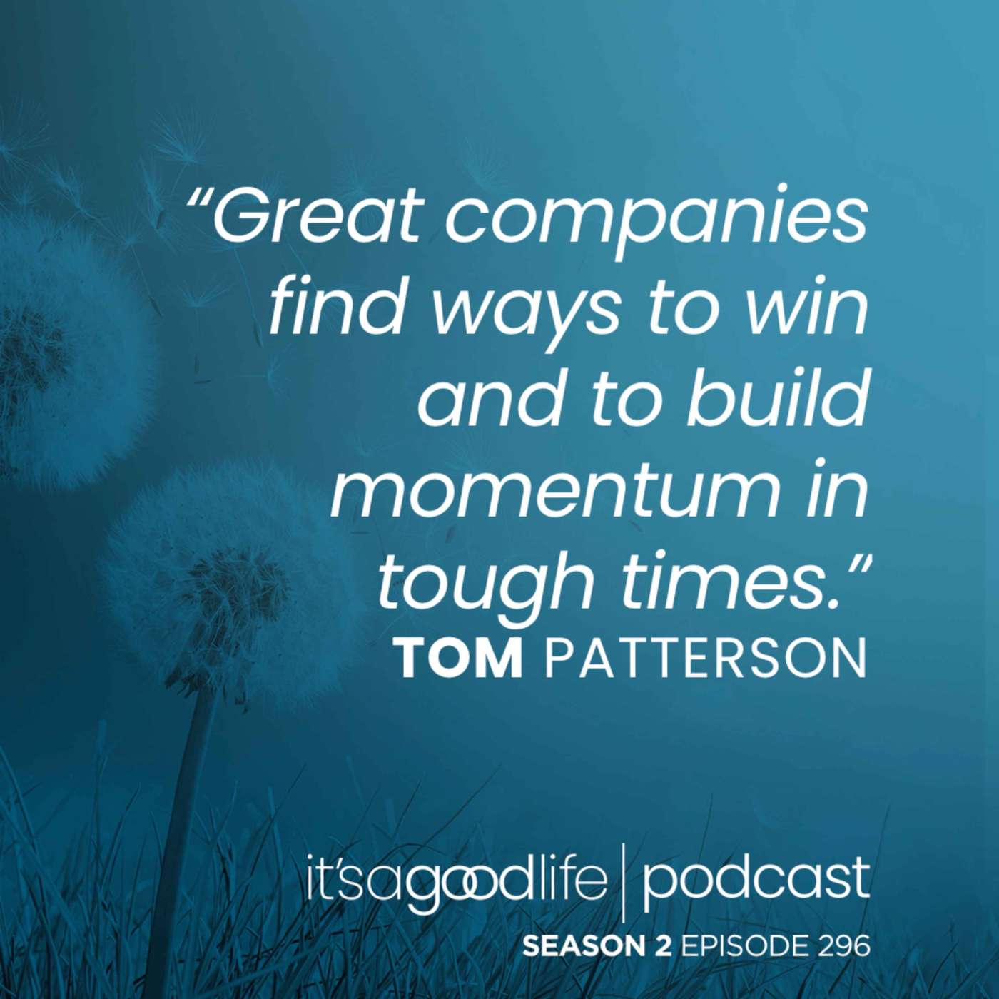 S2E296 How to Win in Your Underwear - an Interview with Tommy John Founder Tom Patterson
