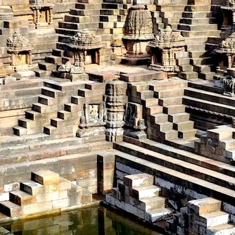 Stepwells and a Sun Temple