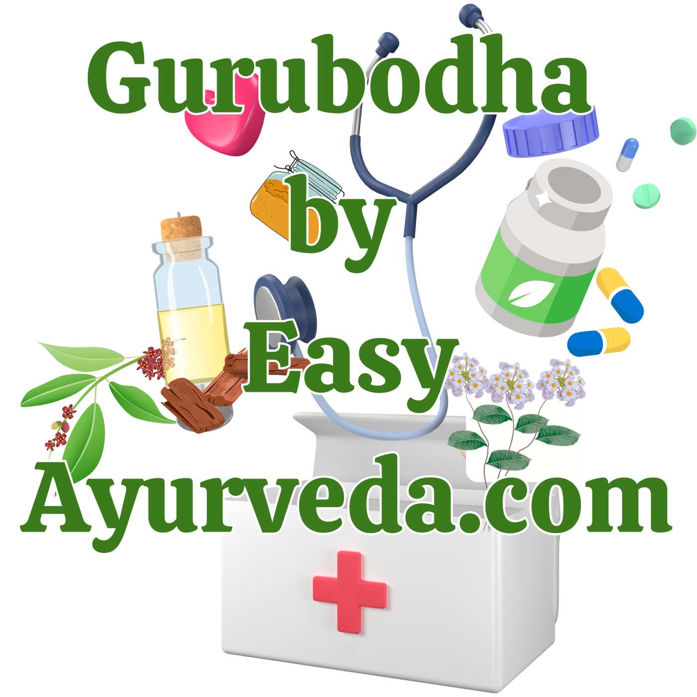 GURUBODHA 90: Ayurvedic First Aid Kit for Cough, Cold, Indigestion, Constipation, Gas, Wound etc episode artwork