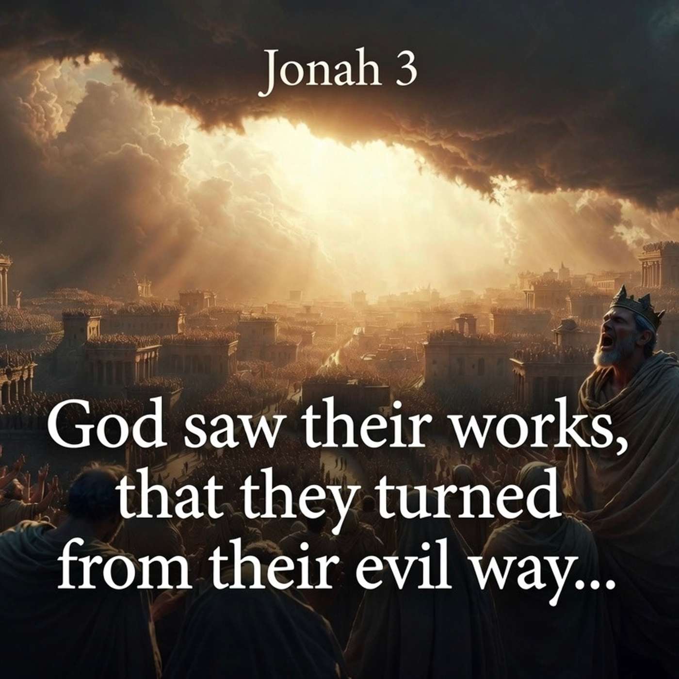 Jonah 3 Many in the church have been taught falsely. God sees, and calls you to good works and is pleased when you walk in His ways. episode artwork