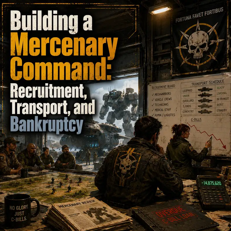 Building a Mercenary Command: Recruitment, Transport, and Bankruptcy