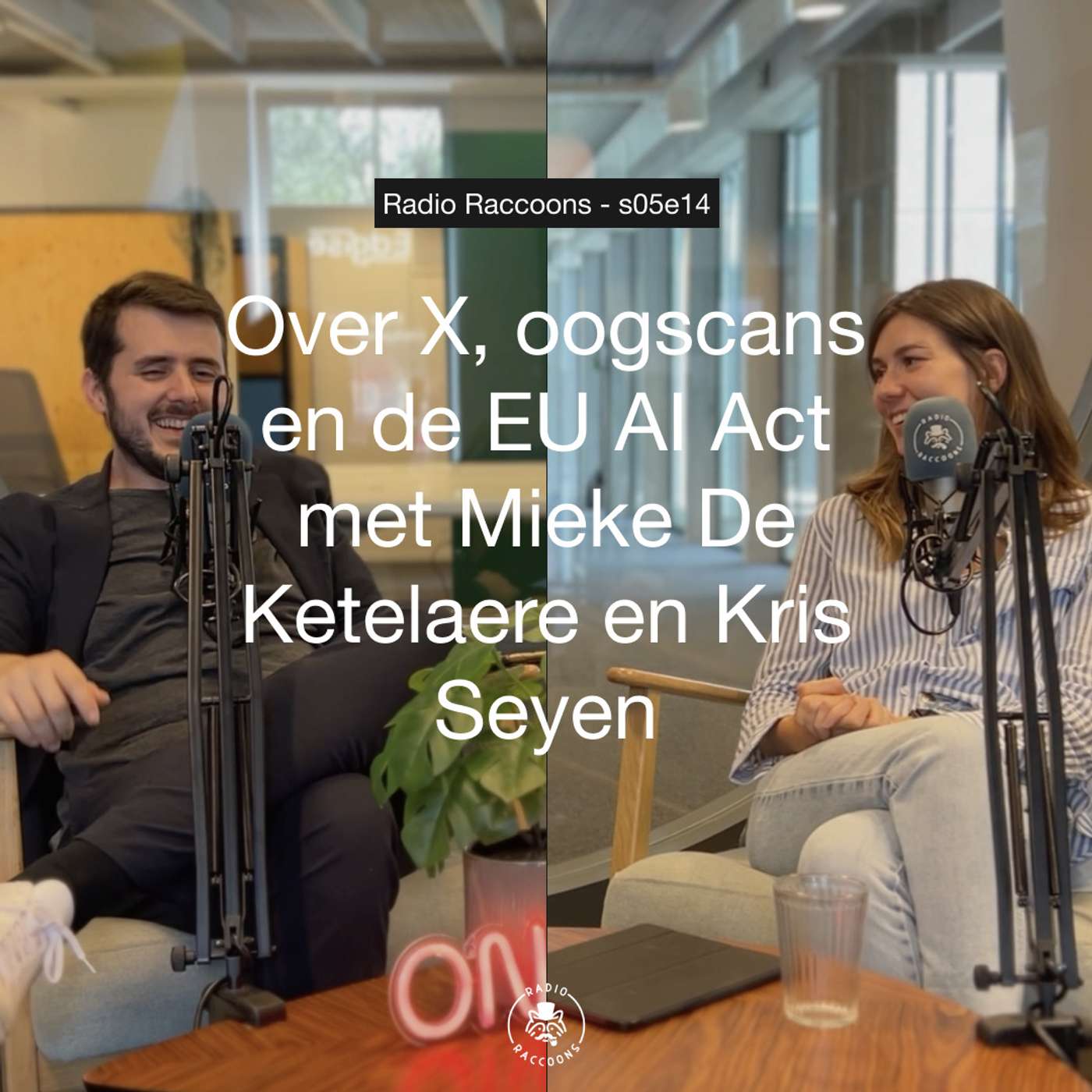 S05E14 - Over X, oogscans en de EU AI Act met Mieke De Ketelaere en Kris Seyen episode artwork