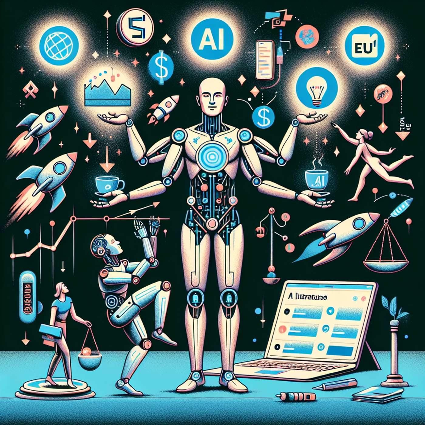 "Musk's Stock Drama, OpenAI's New Director, LinkedIn's AI Boost, EU's AI Act, Spotify's Creative Leap and AI in Literature" episode artwork