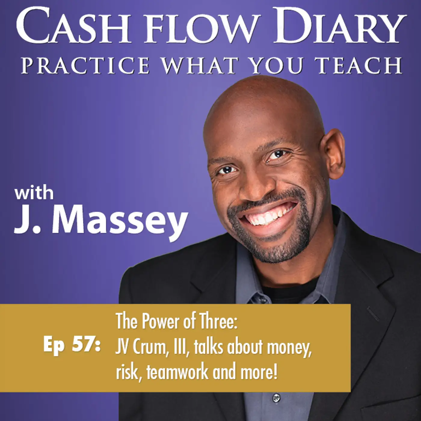 CFD 057 - The Power of Three:  JV Crum, III, talks about money, risk, teamwork and more!v