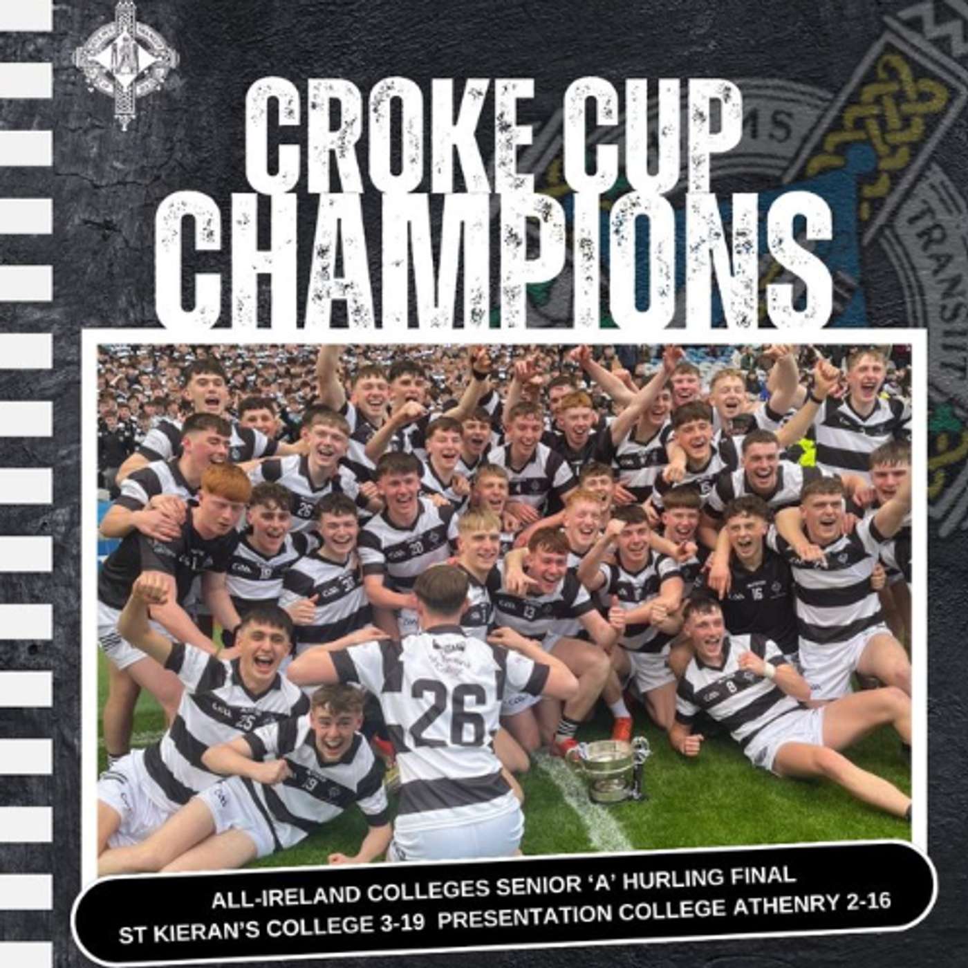 Listen back to St Kieran's College capturing their 26th Masita GAA All-Ireland Post Primary Senior A title