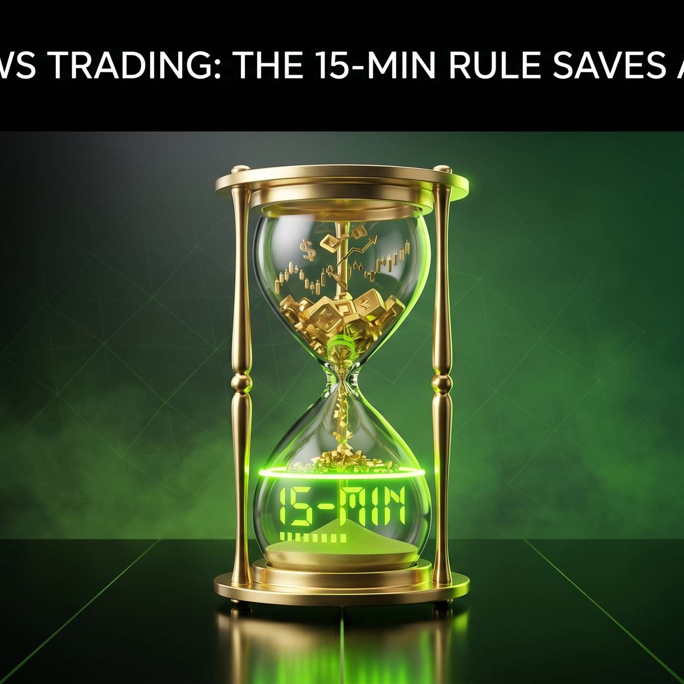 Gold News Trading: The 15-Min Rule Saves Accounts