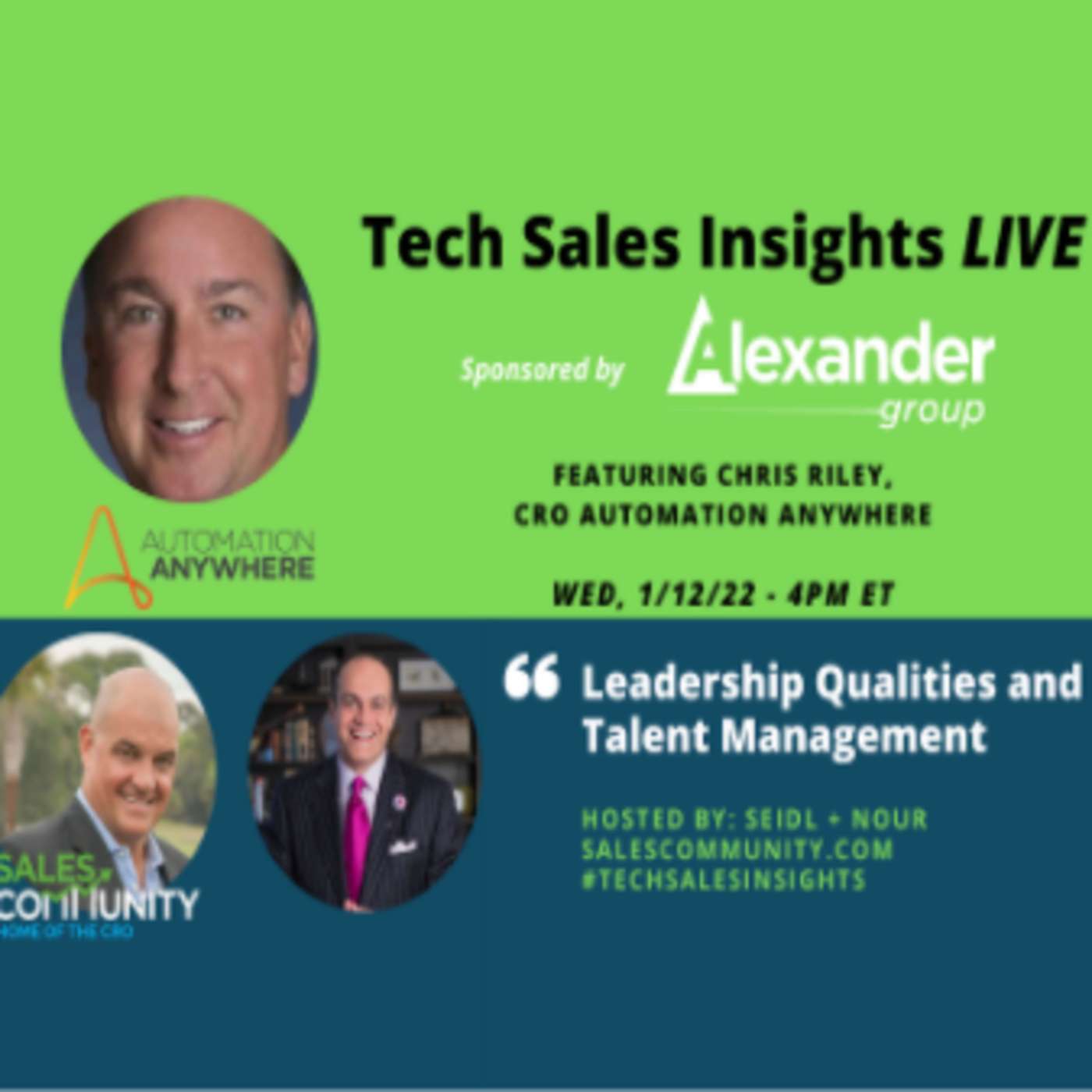E60 - Leadership Qualities and Talent Management with Chris Riley, Automation Anywhere