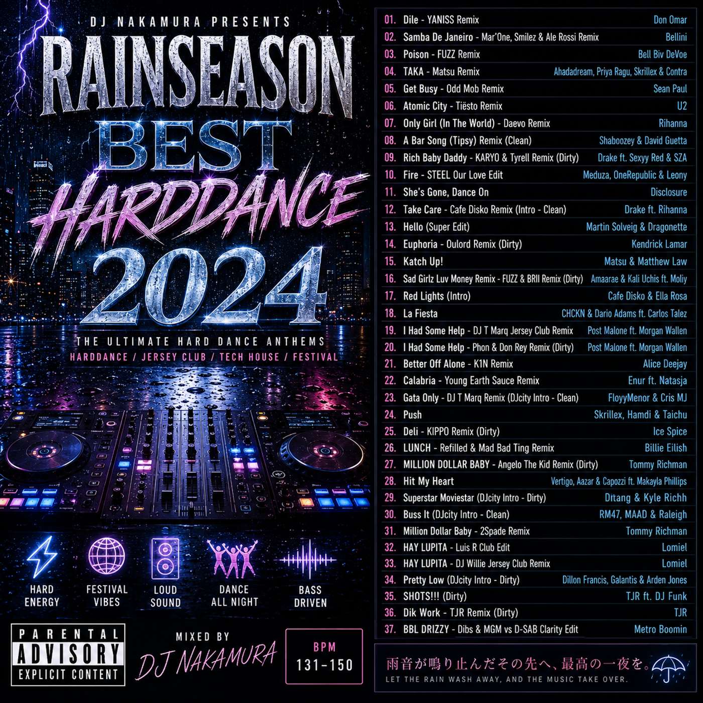 RAINSEASON BEST HARDDANCE 2024 episode artwork