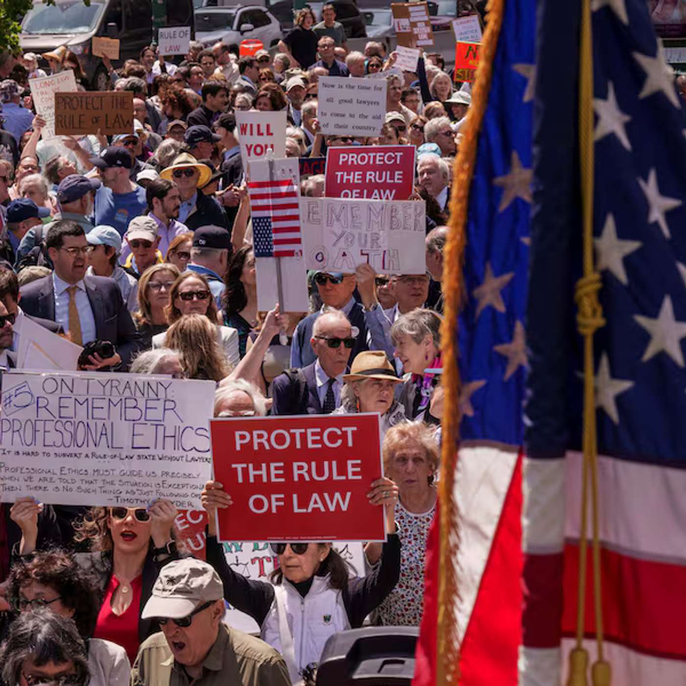 Thousands Rally for Workers Rights, Houston Party Mass Shooting Tragedy, Texas Approves $1 Billion Voucher Bill, Plane Crashes into Simi Valley Homes, and more...