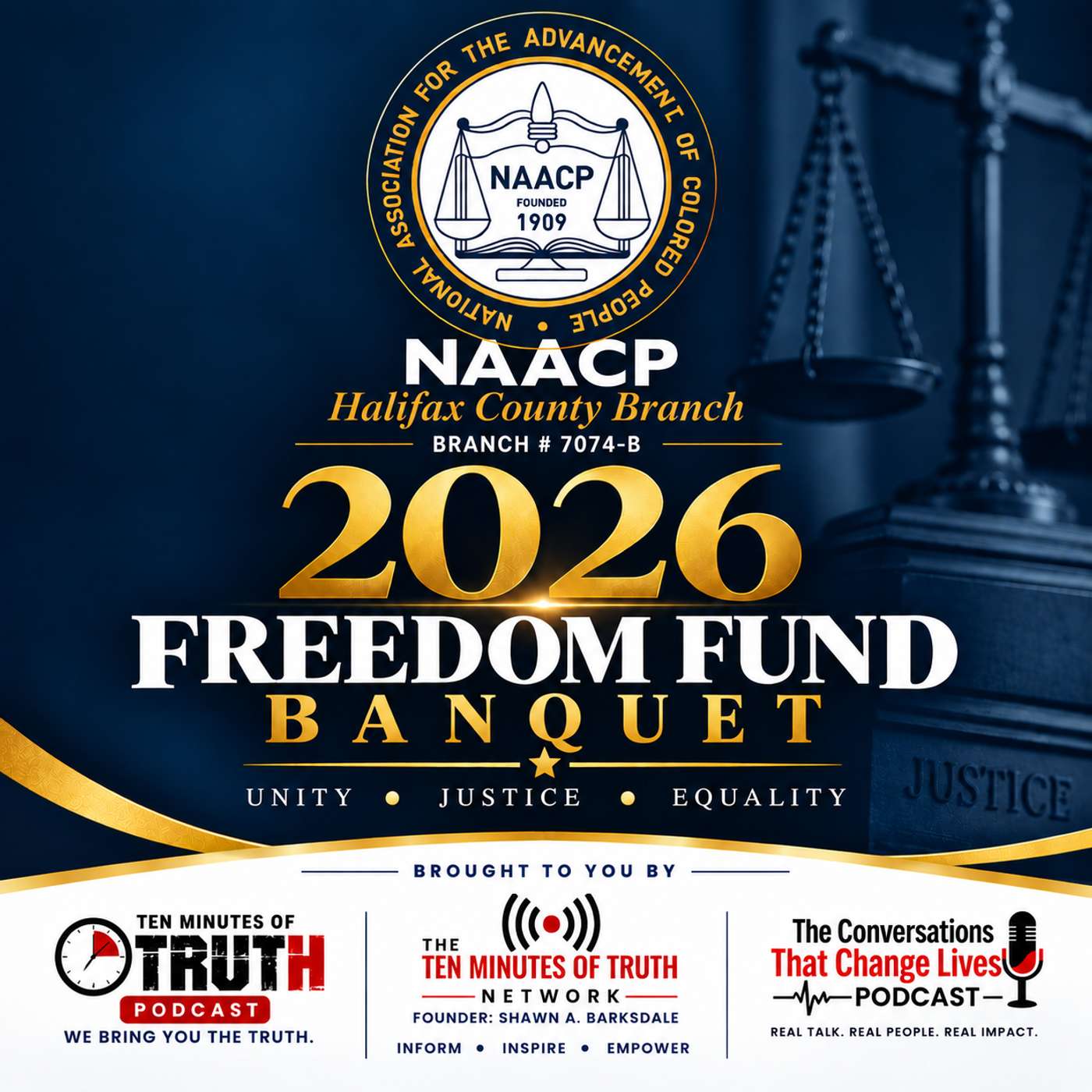 2026 NAACP Halifax County Freedom Fund Banquet | Complete Audio episode artwork