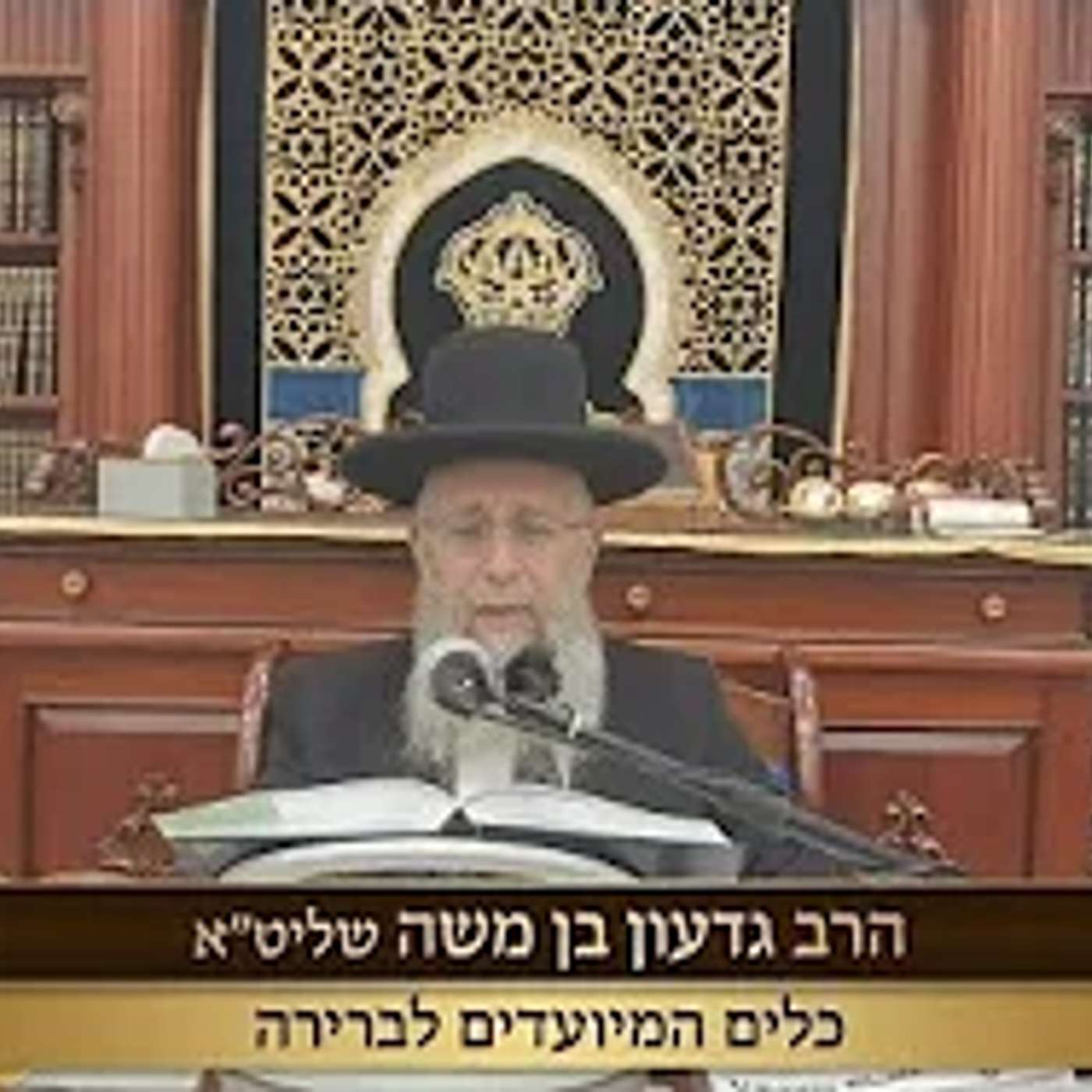 הרב גדעון בן משה שליט"א  |  כלים המיועדים לברירה. episode artwork