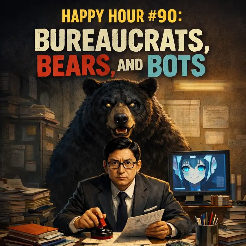 Happy Hour #90: Bureaucrats, Bears, & Bots