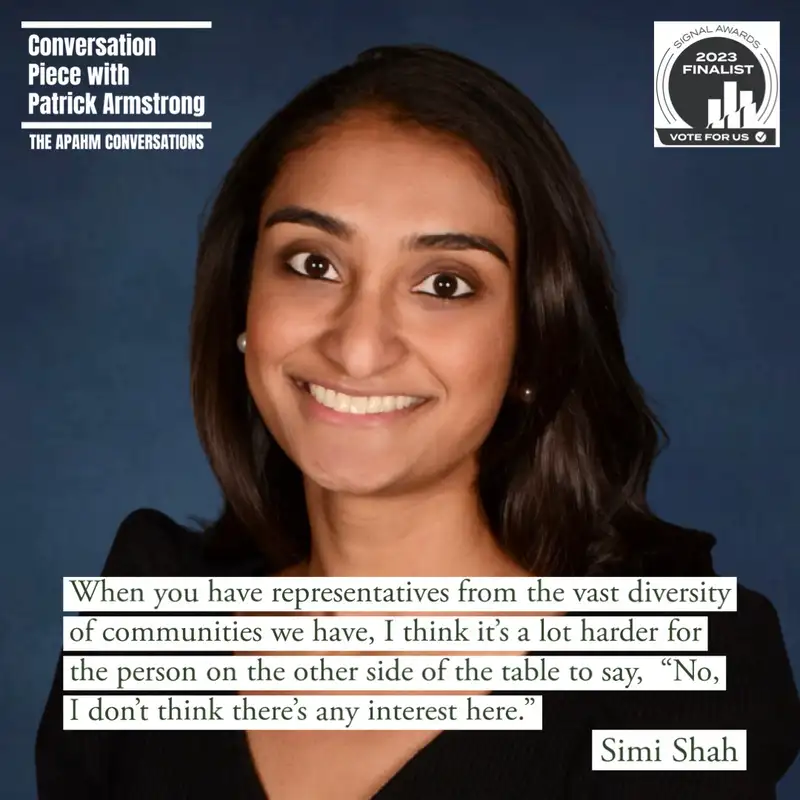 REPLAY | Simi Shah: The APAHM Conversations