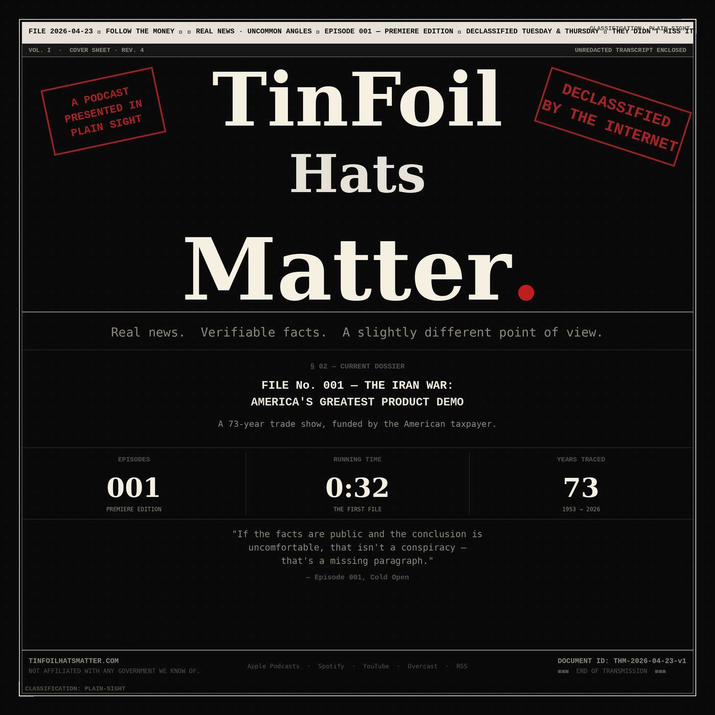 TinfoilHatsMatter