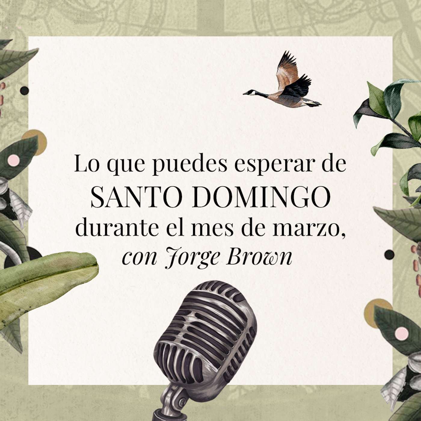 Lo que puedes esperar de Santo Domingo durante el mes de marzo, con Jorge Brown episode artwork