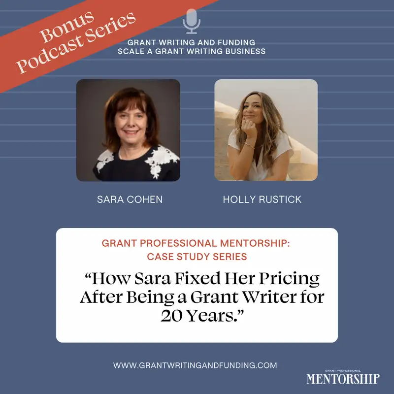 How Sara Fixed Her Pricing After 20 Years in Grant Writing