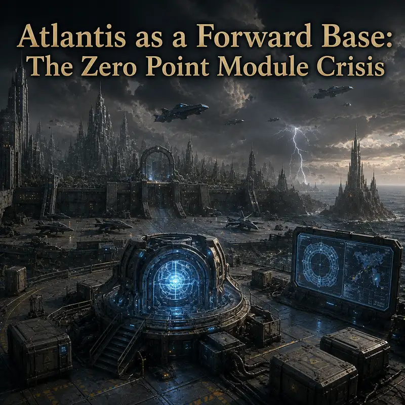 Atlantis as a Forward Base: The Zero Point Module Crisis