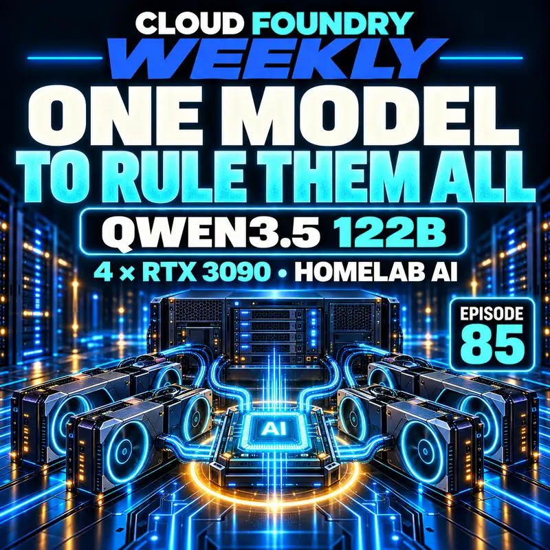 One Model to Rule Them All: Qwen3.5 122B on a Homelab for CF Agents | CF Weekly #85