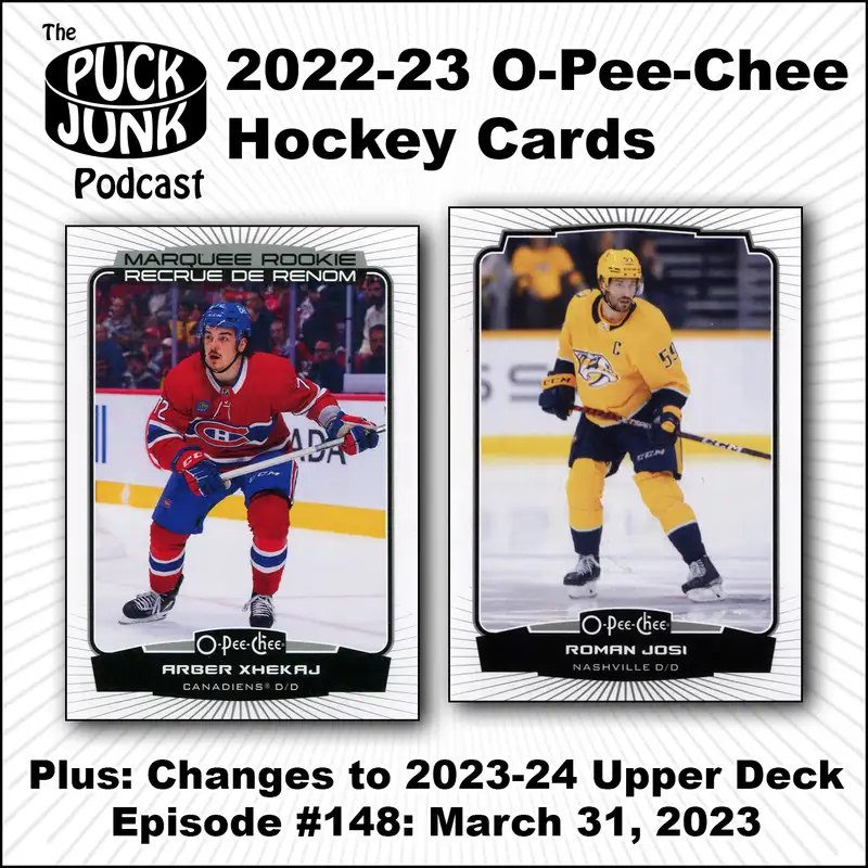 2022-23 O-Pee-Chee Hockey Cards