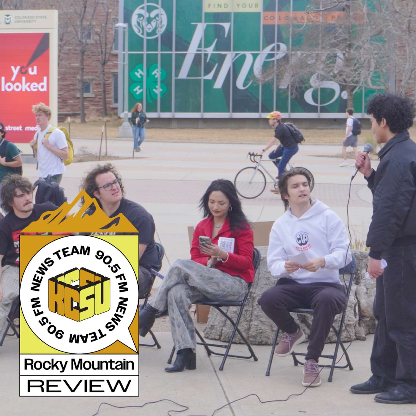 Students protest CSU's career fair, Government punishes companies involved in Northern Colorado dairy farm deaths, Two Colorado wildfires cause evacuations episode artwork