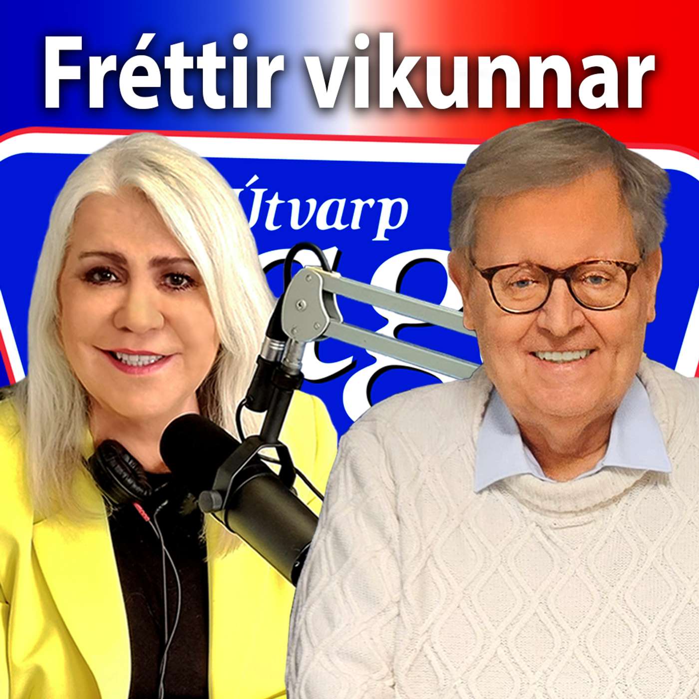 Arnþrúður Karlsdóttir og Pétur Gunnlaugsson Arnþrúður Karlsdóttir og Pétur Gunnlaugsson