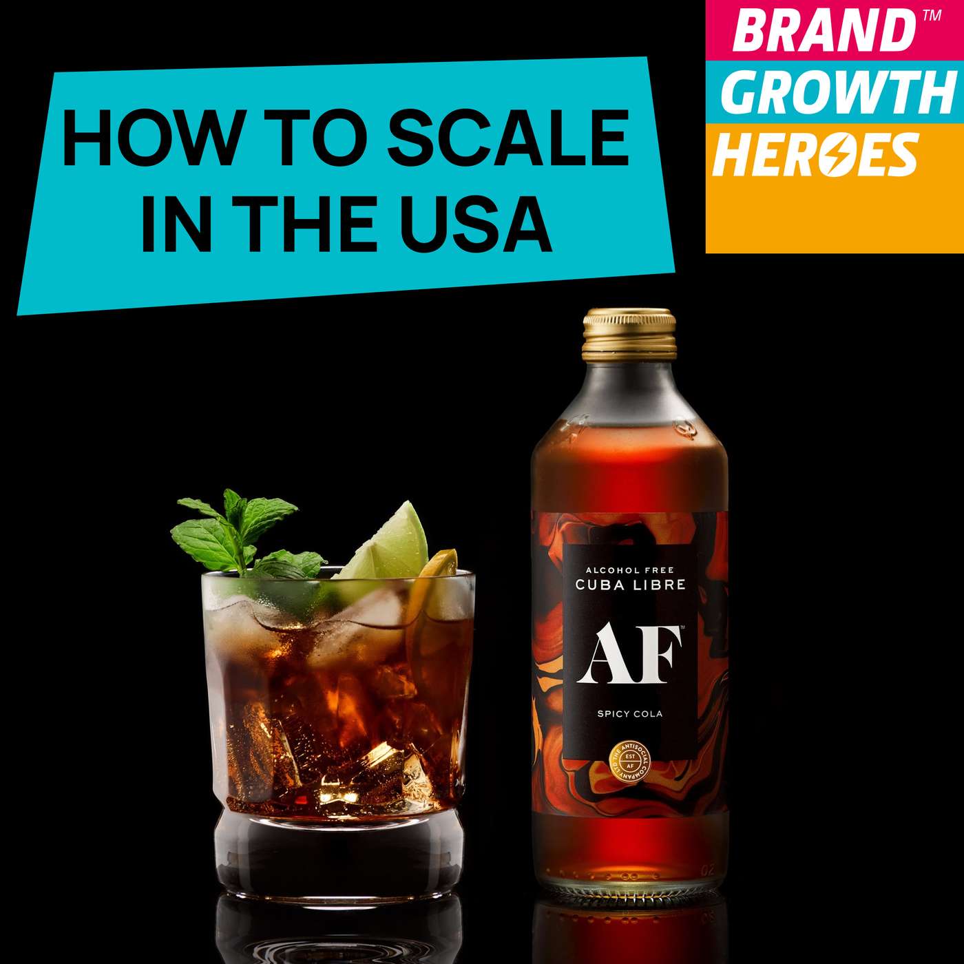 How to Scale a Challenger Non Alc Drinks Brand in the USA | Lisa King Free AF Drinks episode artwork