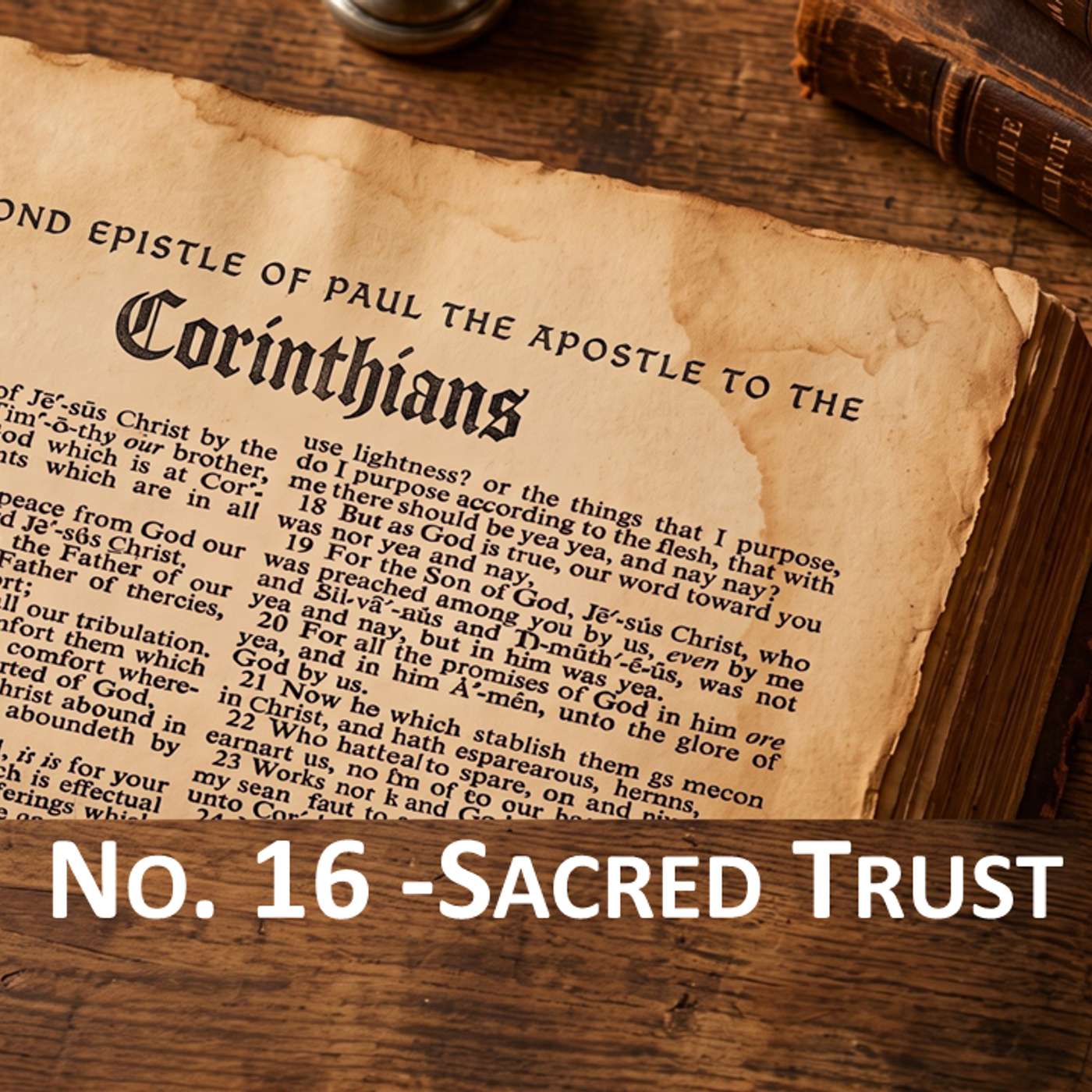 2 Corinthians No. 16- Sacred Trust