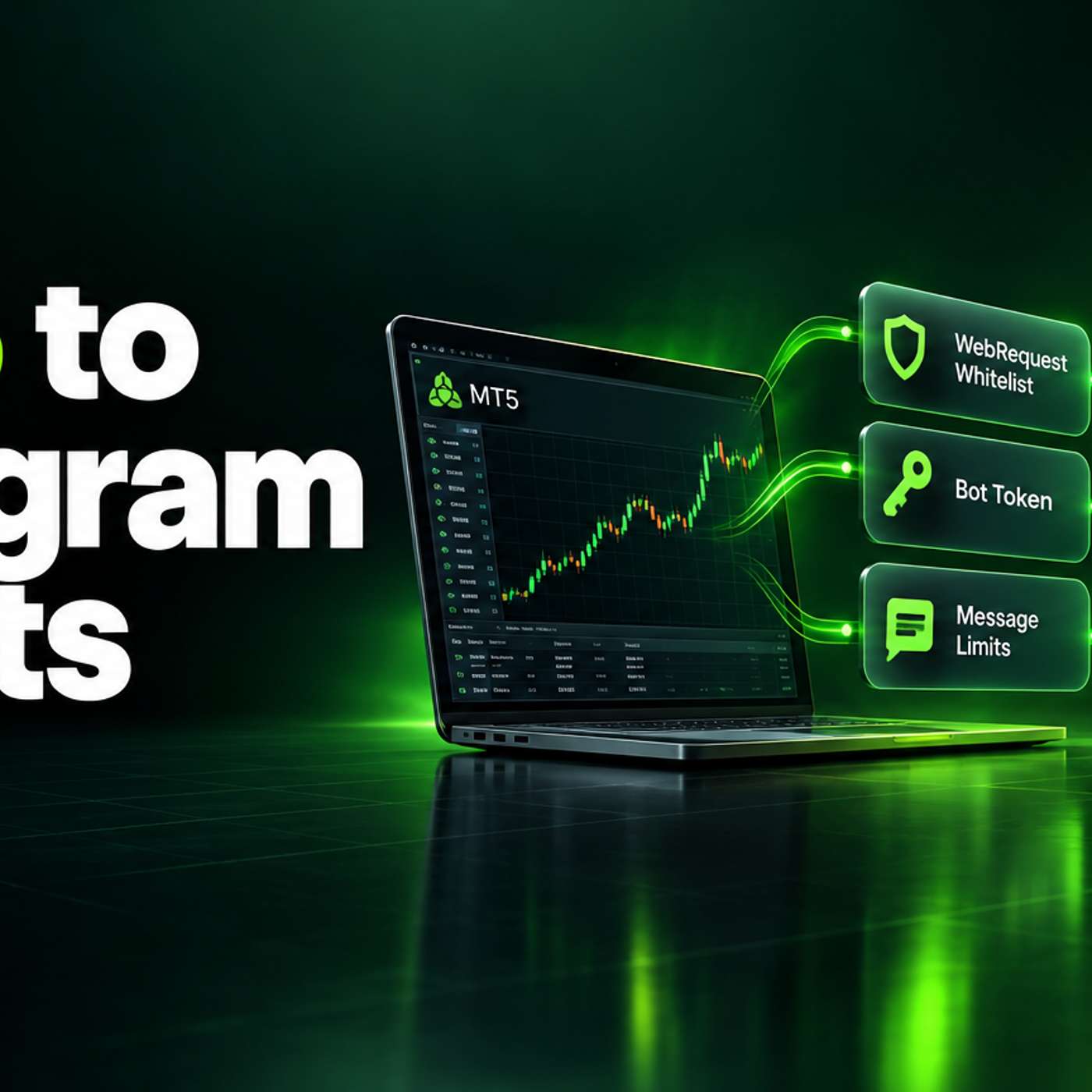 MT5 to Telegram Alerts: WebRequest Whitelist, Bot Token and Message Limits