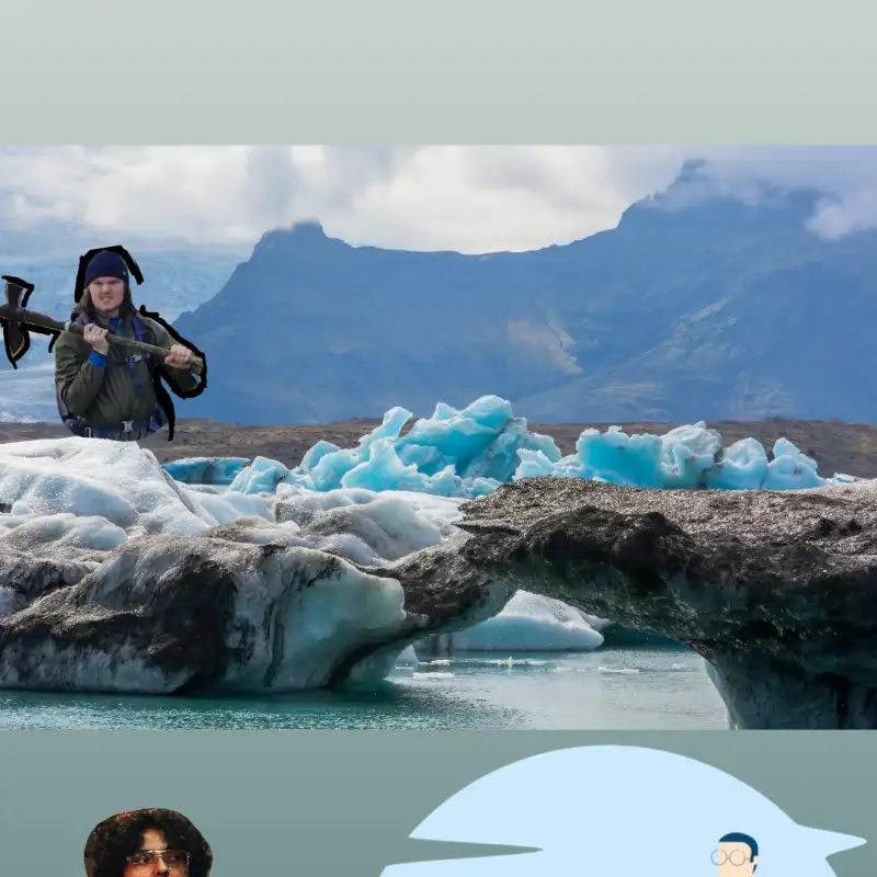 Mountain glacier, the Lent and digital nomad with Isaac, Hattie & Tarush.