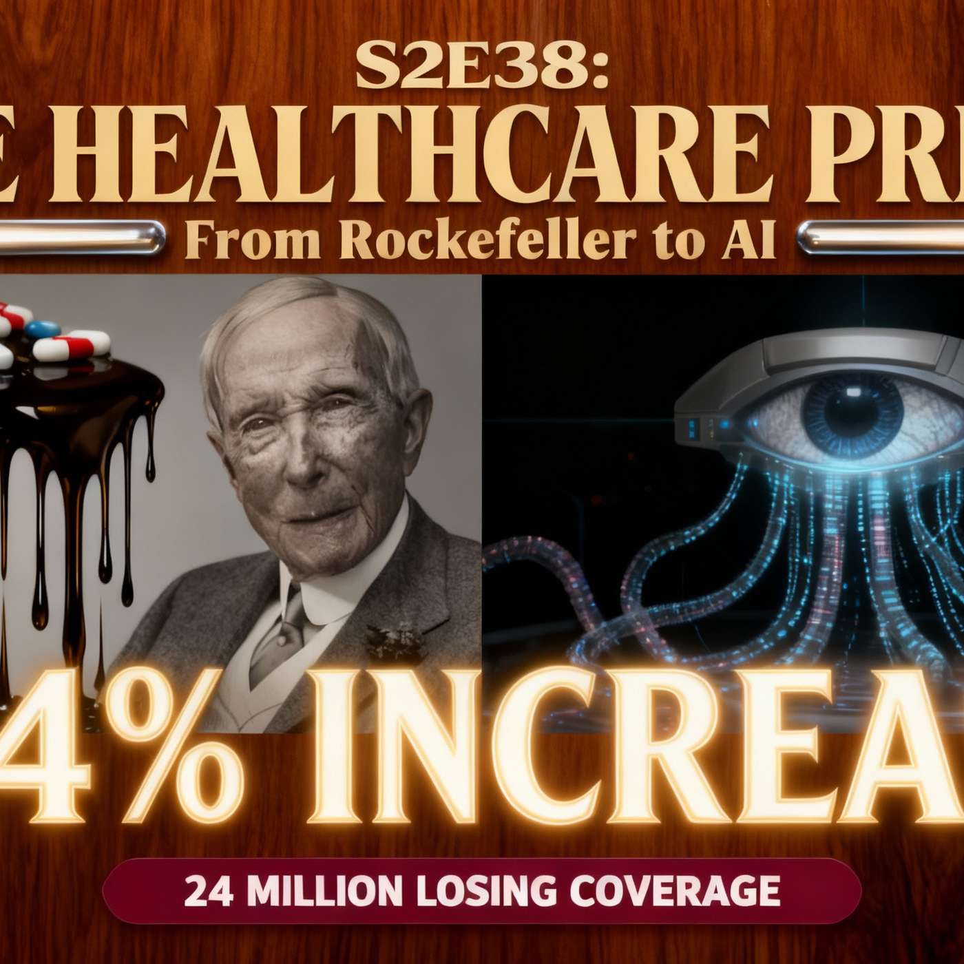 S2E38 The Healthcare Prison From Rockefeller to AI episode artwork