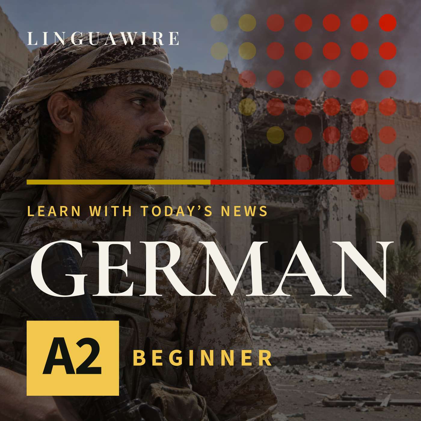 A2 German News | Yemen Palace Hit by Five Houthi Missiles