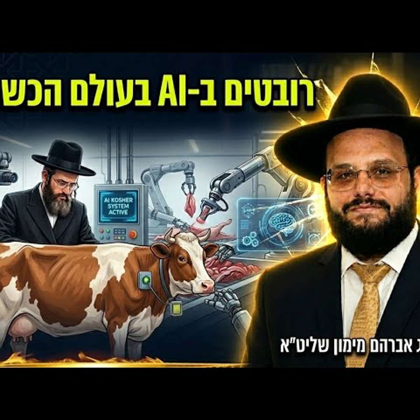 בדיקת בהמות מחשש טרפות באמצעות בינה מלאכותית וחיישנים הרב אברהם מימון episode artwork