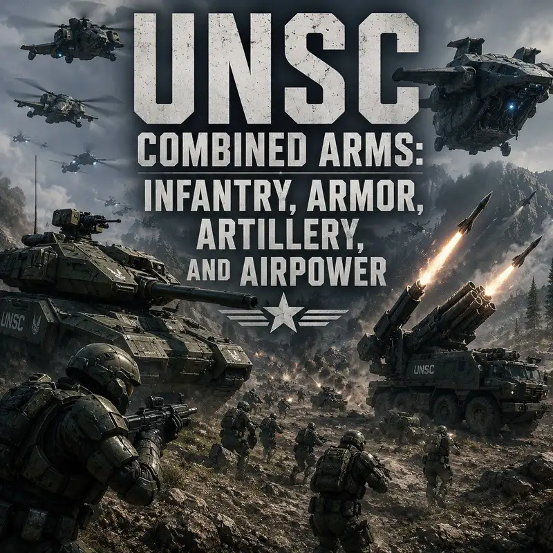 UNSC Combined Arms: Infantry, Armor, Artillery, and Airpower