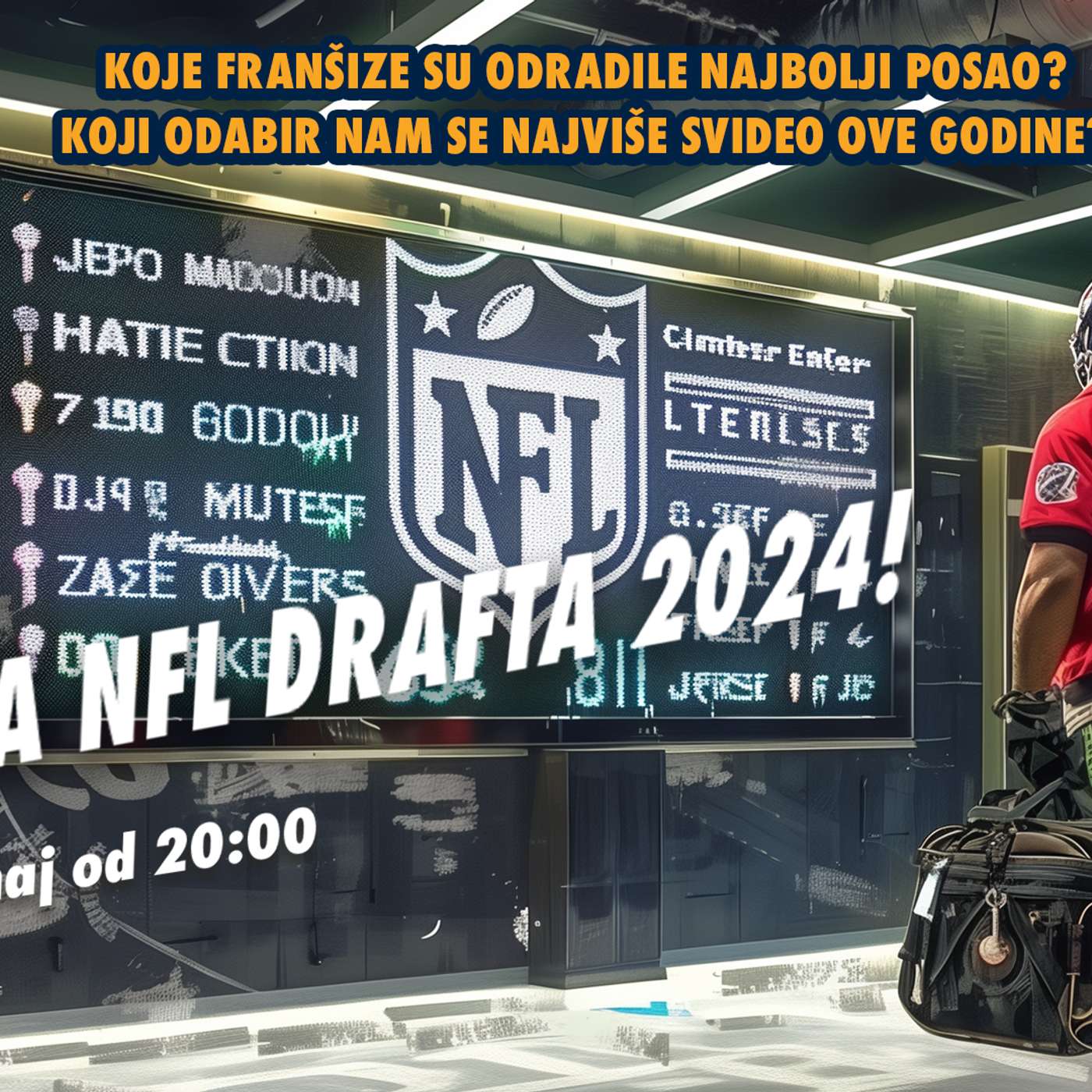 99 jardi #183 ANALIZA NFL DRAFTA 2024! KOJE FRANŠIZE SU ODRADILE NAJBOLJI POSAO? episode artwork