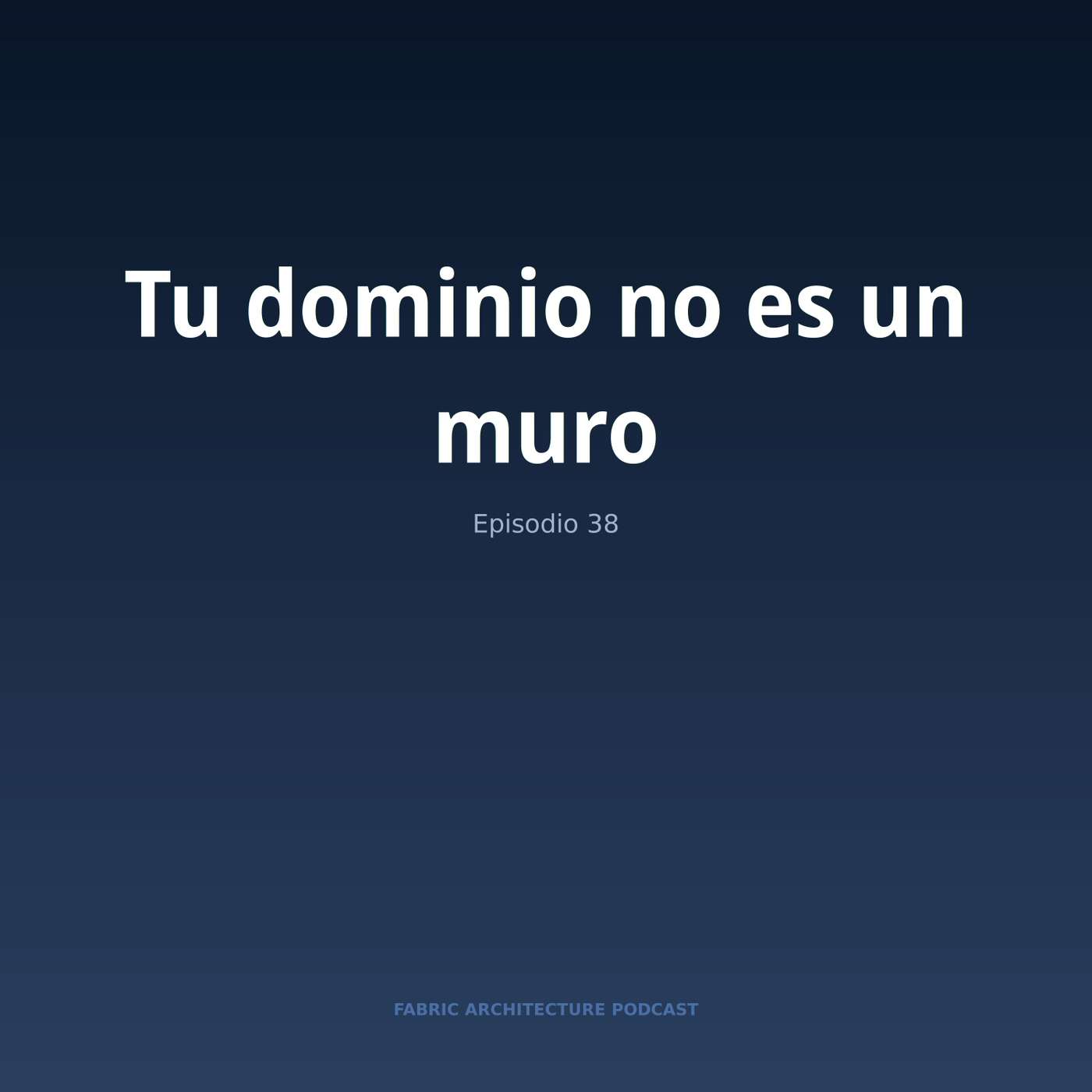 Portada de Microsoft Fabric Architecture Podcast (Español)