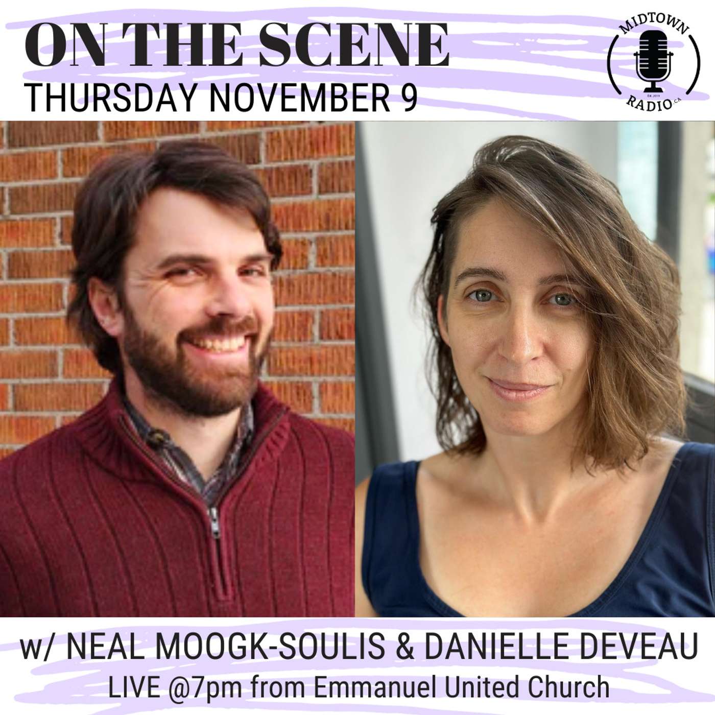 November 9, 2023 // Neal Moogk-Soulis and Danielle Deveau LIVE at Emmanuel United Church episode artwork