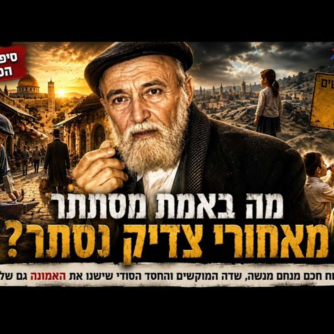 מה באמת מסתתר מאחורי צדיק נסתר? הפחח חכם מנחם מנשה, שדה המוקשים והחסד הסודי שישנו את האמונה גם שלכם! episode artwork