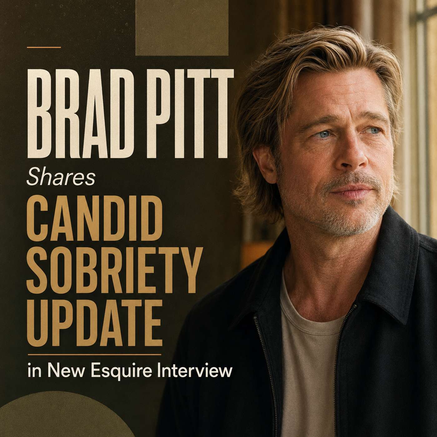 Brad Pitt Shares Candid Sobriety Update in New Esquire Interview