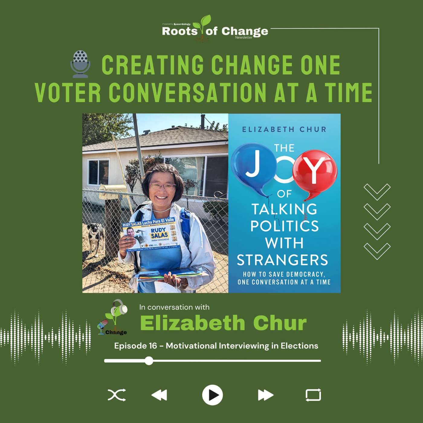 Creating Change One Voter Conversation At a Time with Elizabeth Chur episode artwork